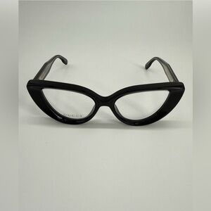 Gucci Black Cat 15300 001 52-17 145M Frame Eye Glasses